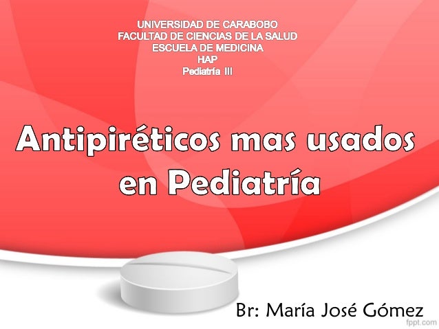 antipireticos pediatricos